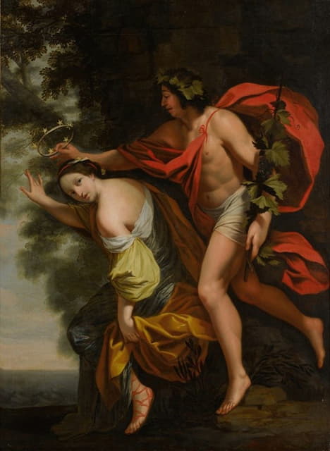 Follower Of Simon Vouet - Bacchus and Ariadne