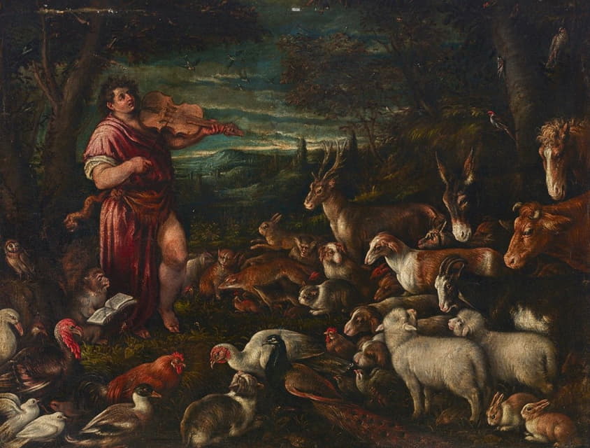 Francesco Da Ponte - Orpheus charming the animals