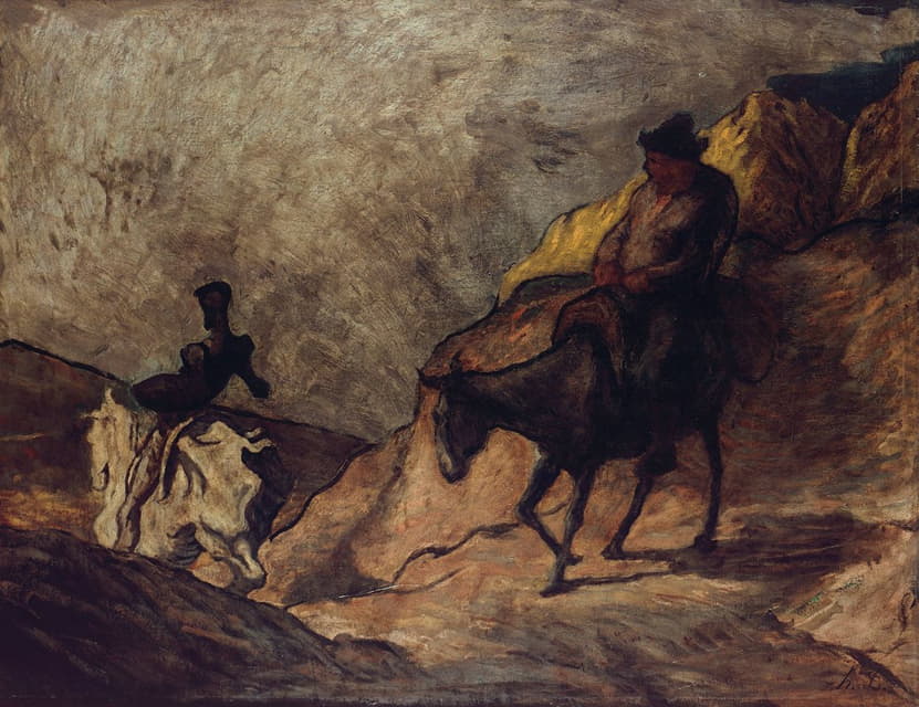 Honoré Daumier - Don Quichotte et Sancho Pansa