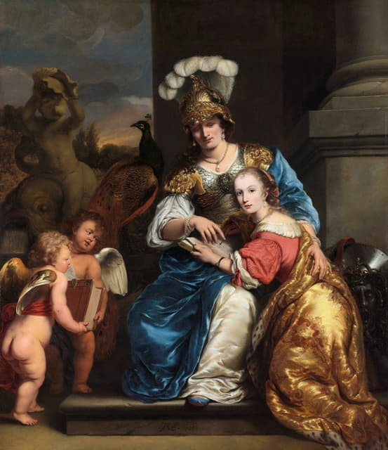 玛格丽塔以密涅瓦的身份旅行，指导她的妹妹安娜·玛丽亚旅行