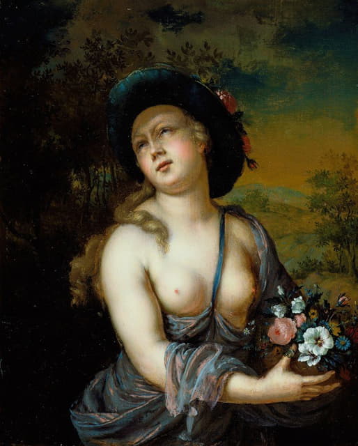 Frans Van Mieris The Younger - Flora