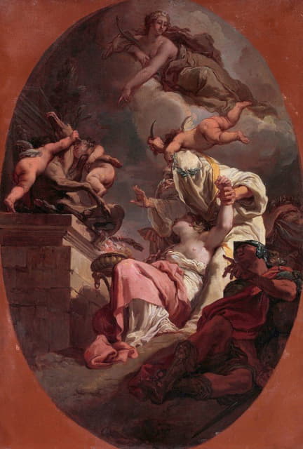 Gaetano Gandolfi - The Sacrifice of Iphigenia