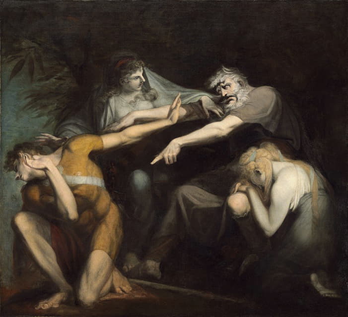 俄狄浦斯诅咒他的儿子波利尼西斯