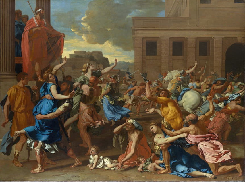 Nicolas Poussin - The Abduction of The Sabine Women