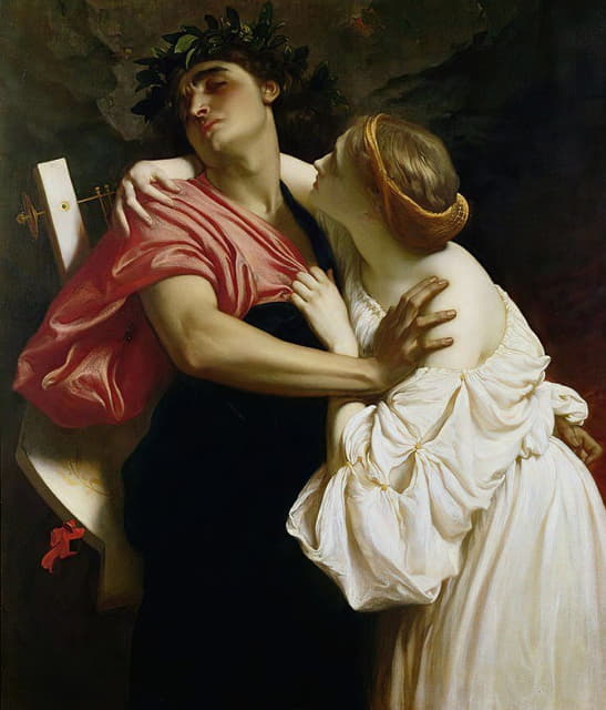 Frederic Leighton - Orpheus And Eurydice