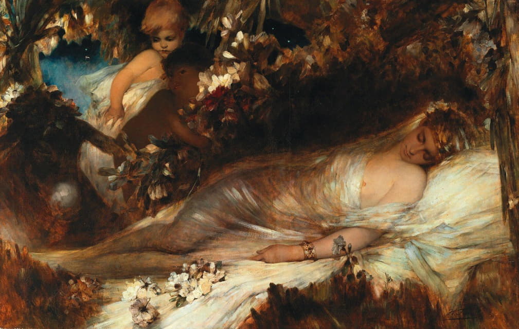 Heinrich Faust - Titania Sleeping