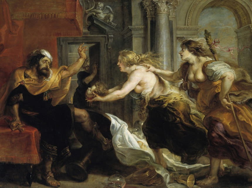 Peter Paul Rubens - Tereus Confronted With The Head Of His Son Itylus
