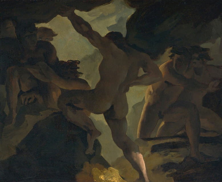Théodore Géricault - Épisode De La Guerre Des Titans