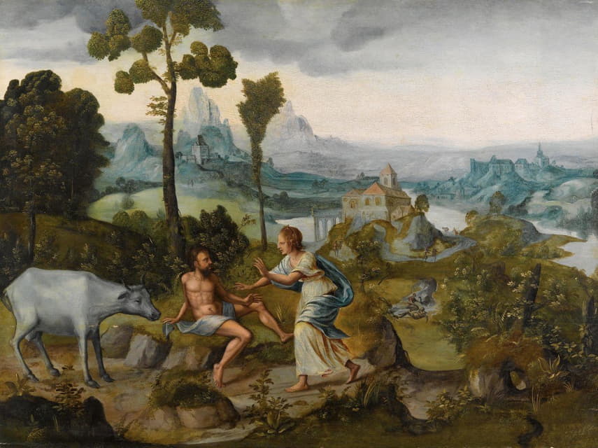 Cornelis Massijs - Landscape With Juno And Argus