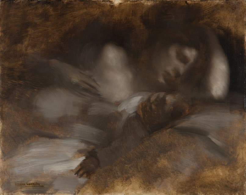 Eugène Carriere - The Sleep