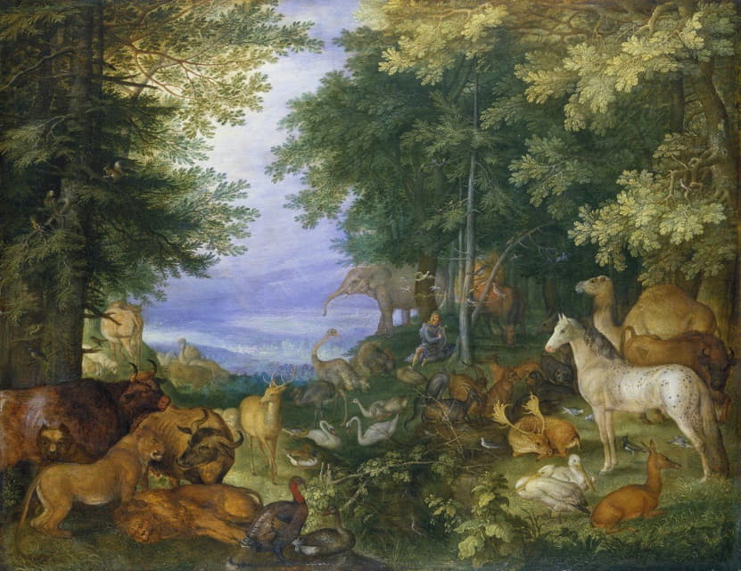 Roelant Savery - Orpheus Charming the Animals with His Music