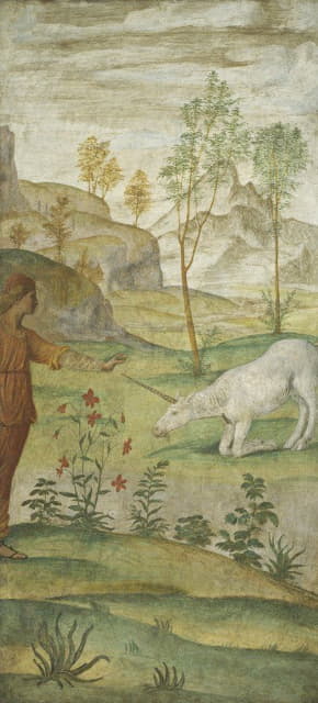Bernardino Luini - Procris and the Unicorn