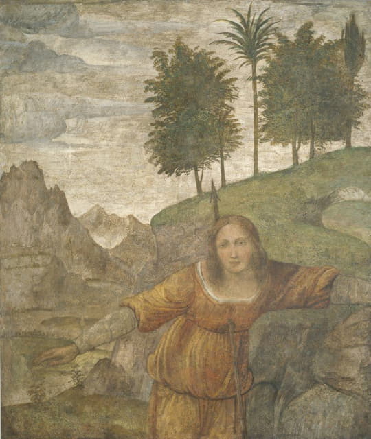 Bernardino Luini - Procris Pierced by Cephalus’ Javelin
