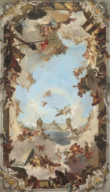 Giovanni Battista Tiepolo - Wealth and Benefits of the Spanish Monarchy under Charles III