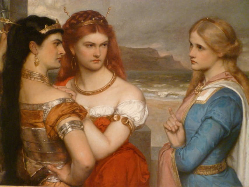 Gustav Pope - Three daughters of King Lear
