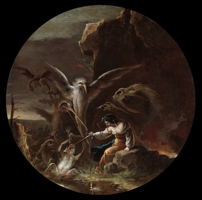 Salvator Rosa - Scenes of Witchcraft, Morning