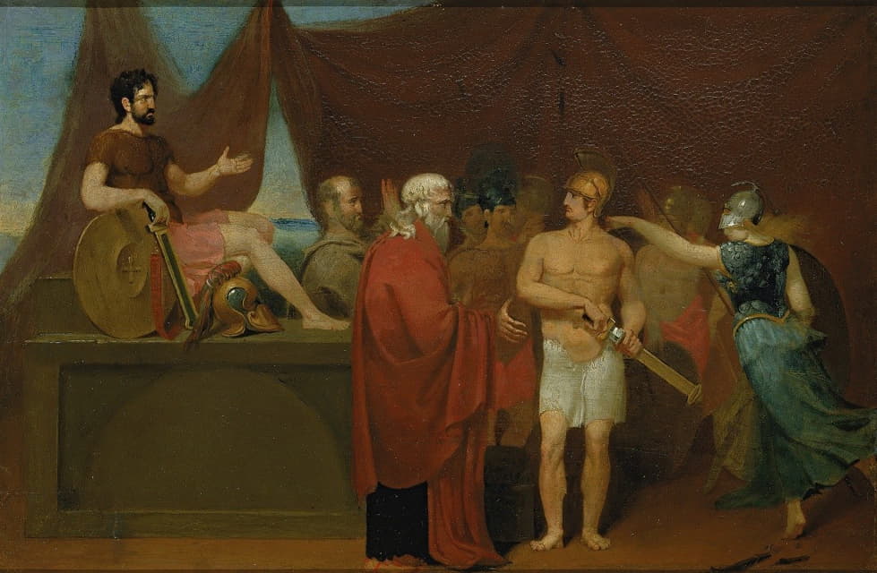 William Page - Quarrel of Achilles and Agamemnon