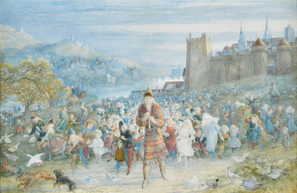 Richard Doyle - The Pied Piper of Hamelin