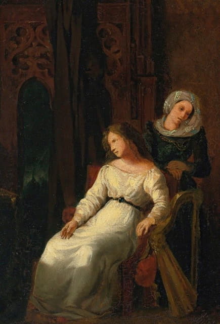 Eugène Delacroix - Desdemona and Emilia