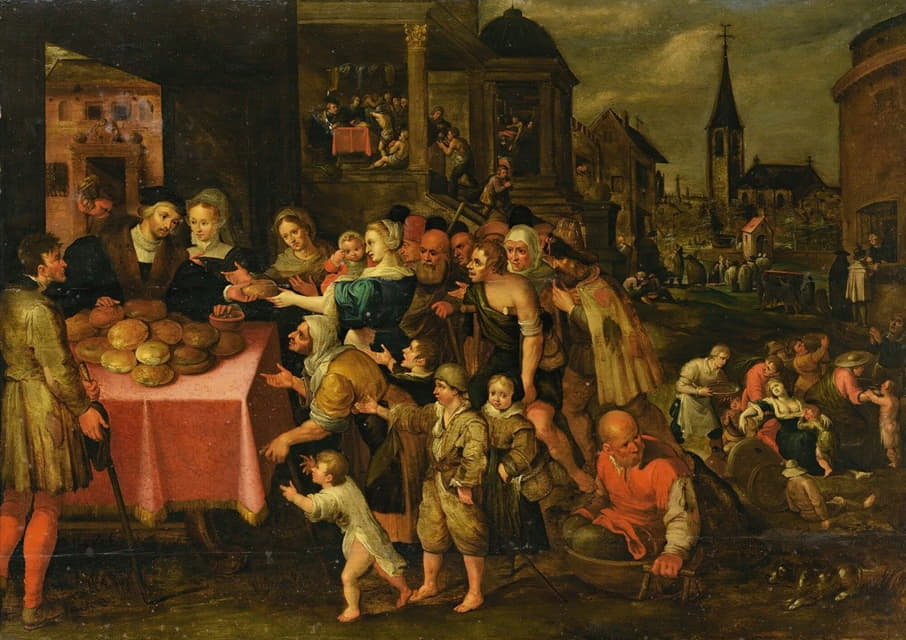 Frans Francken the Younger - The works of mercy