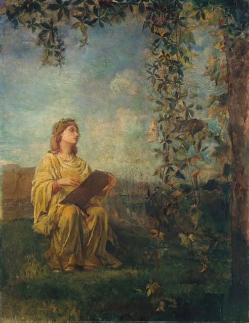 John La Farge - The Muse of Painting