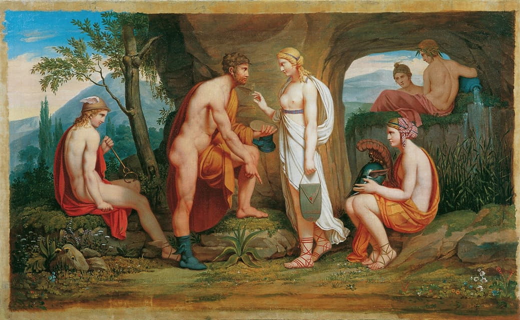 Monogrammist A. P. - Perseus und die Nymphen