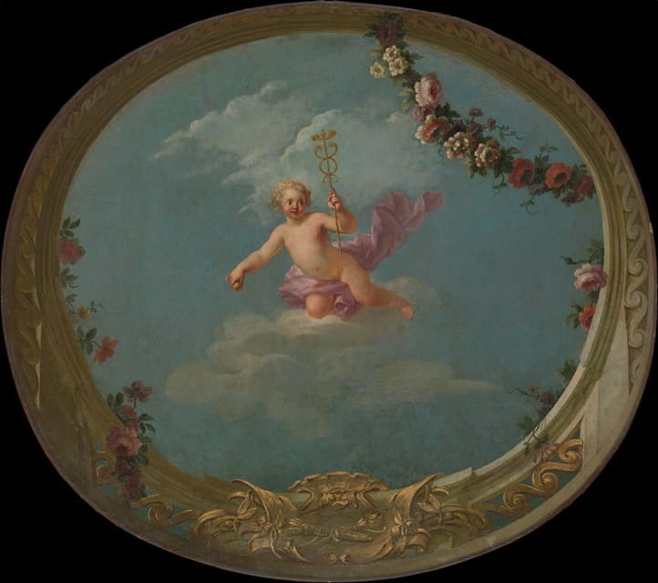 Anonymous - Cupid as a Messenger, with Caduceus