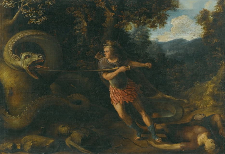 Flemish School - St. George And The Dragon