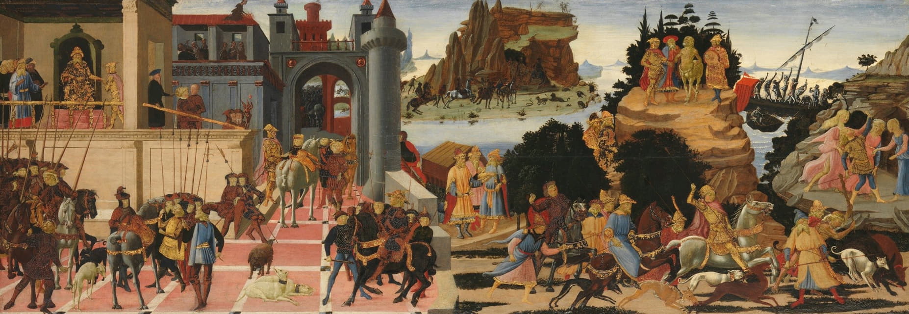 Jacopo del Sellaio - Scenes from the Story of the Argonauts