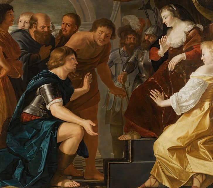 Christian van Couwenbergh - Aeneas Taking Leave From Dido