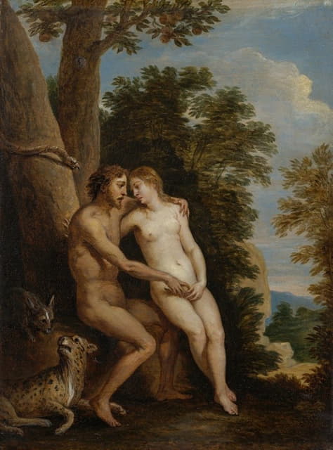 David Teniers The Younger - Adam and Eve in Paradise