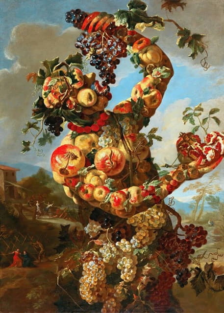 Giovanni Paolo Castelli - Anthropomorphic Allegory of Autumn