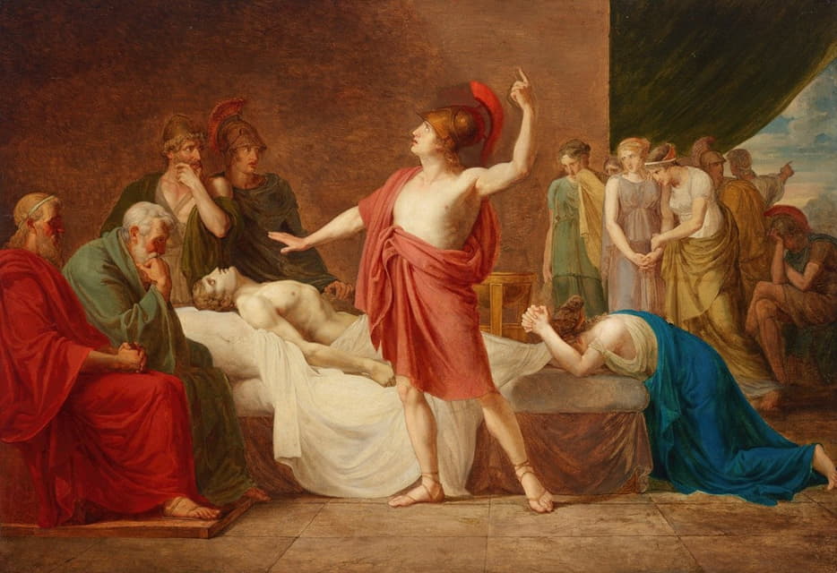 阿喀琉斯哀悼帕特洛克勒斯之死