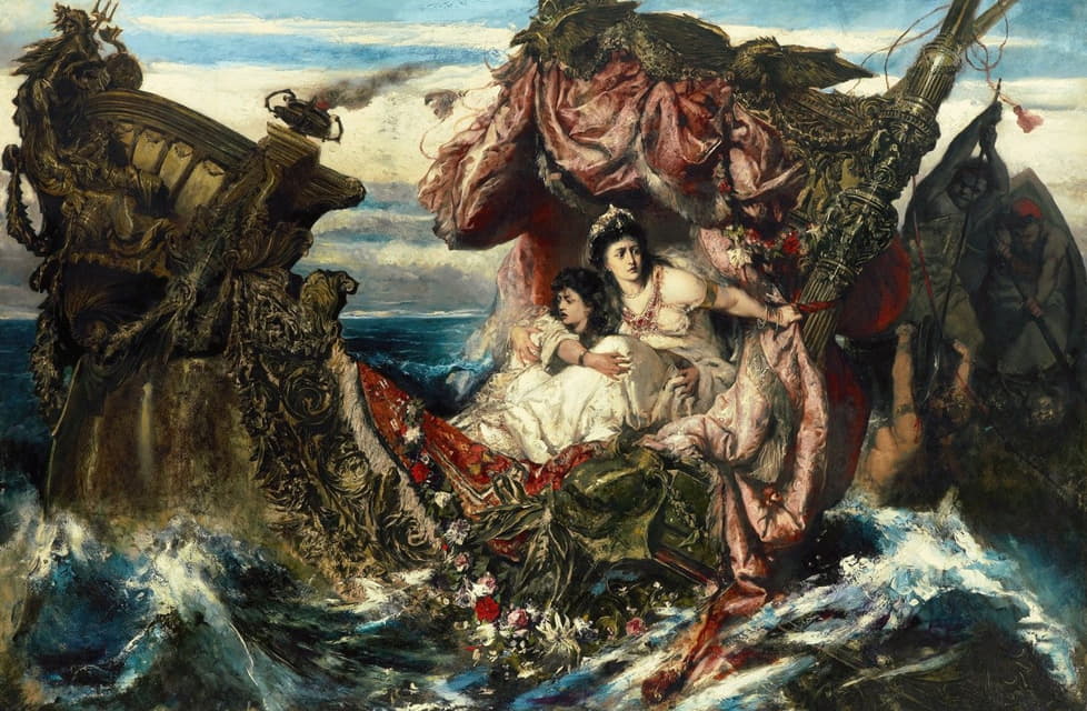 Gustav Wertheimer - The Shipwreck of Agrippina