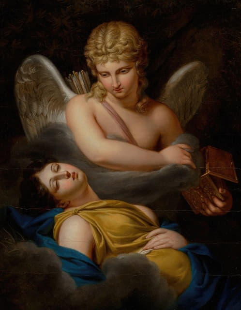 Pierre Joseph Célestin François - Cupid removing the sleeping spell from Psyche