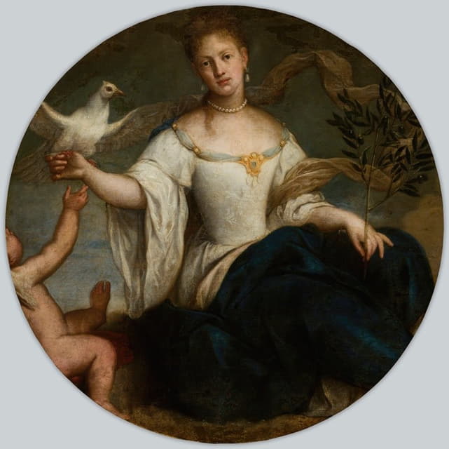 Anonymous - Allegory of Peace – Woman with a Pigeon