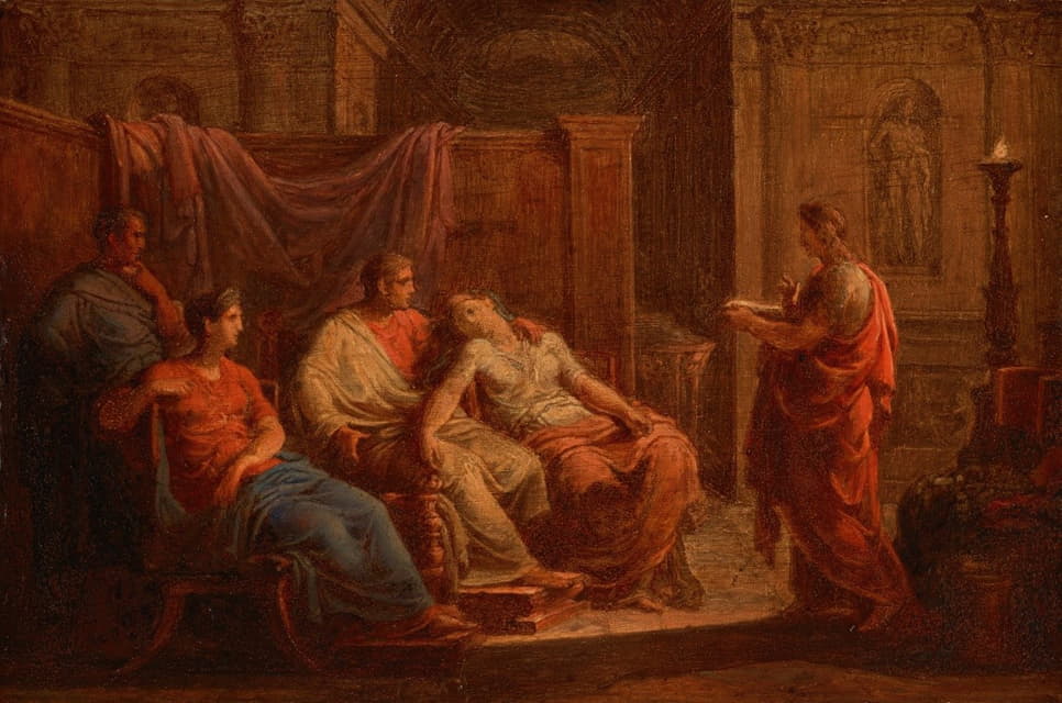 Vincenzo Camuccini - Virgil Reading the Aeneid to the Family of Augustus
