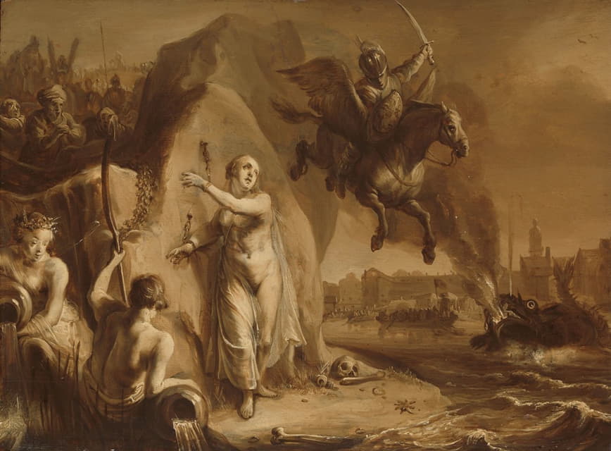 Pieter Symonsz Potter - Perseus and Andromeda. Allegory of the liberation of the Netherlands by Prince Frederik Hendrik