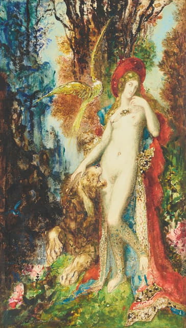Gustave Moreau - Le lion amoureux (The Lion in Love)