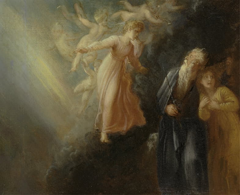 Thomas Stothard - Prospero, Miranda and Ariel, from ‘The Tempest,’ Act I, scene ii
