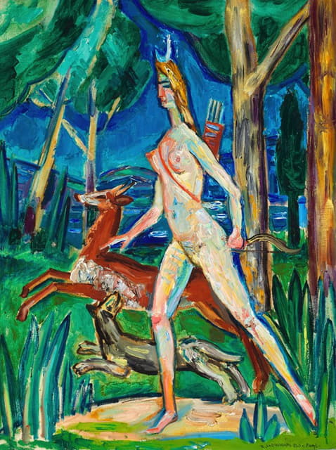 Zygmunt Waliszewski - Diana in the forest