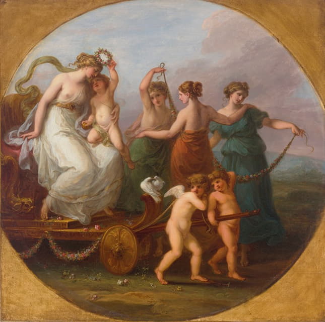 Angelica Kauffman - The Triumph of Venus with the Three Graces