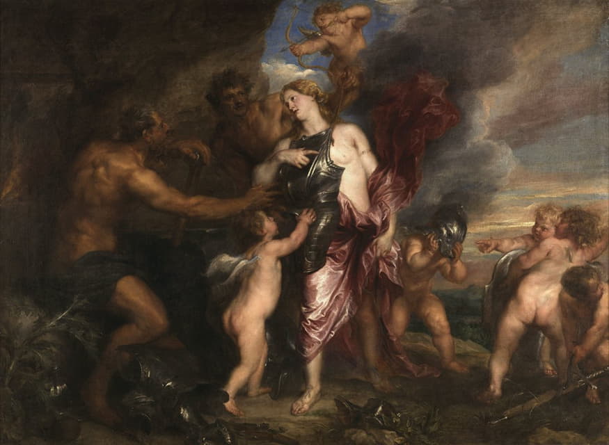 Anthony van Dyck - Thetis receives the new armour for Achilles in Vulcan’s forge