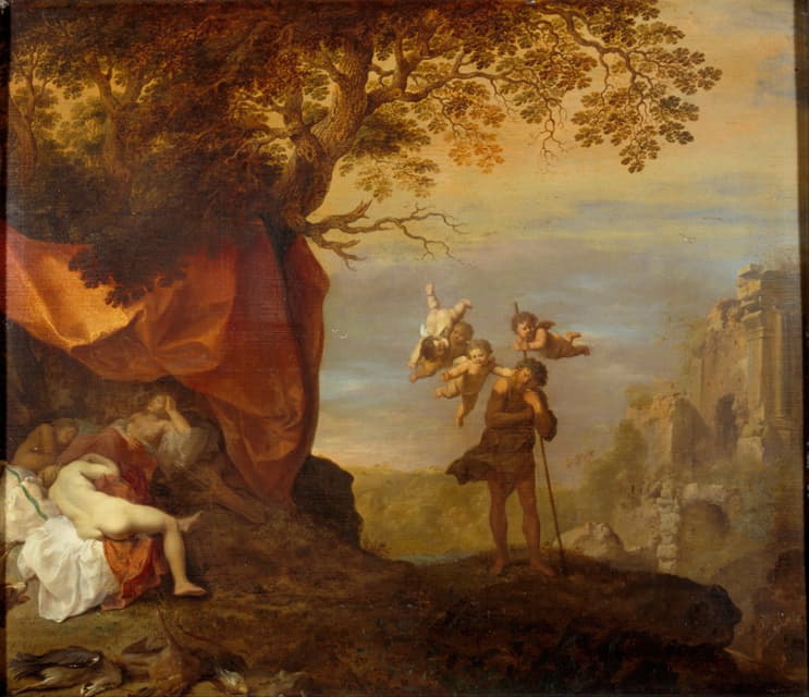 Cornelis van Poelenburgh - Cimon and Iphigenia