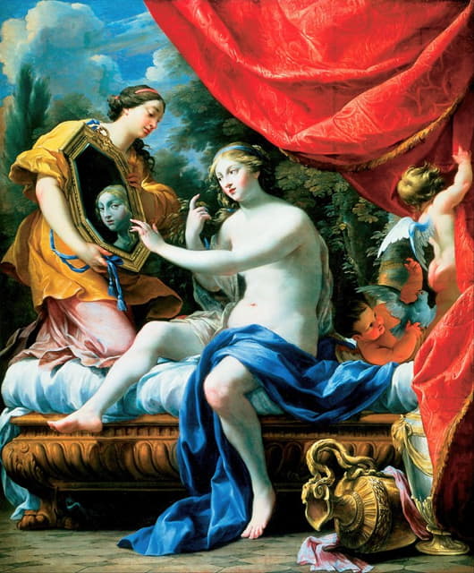 Simon Vouet - The Toilette of Venus