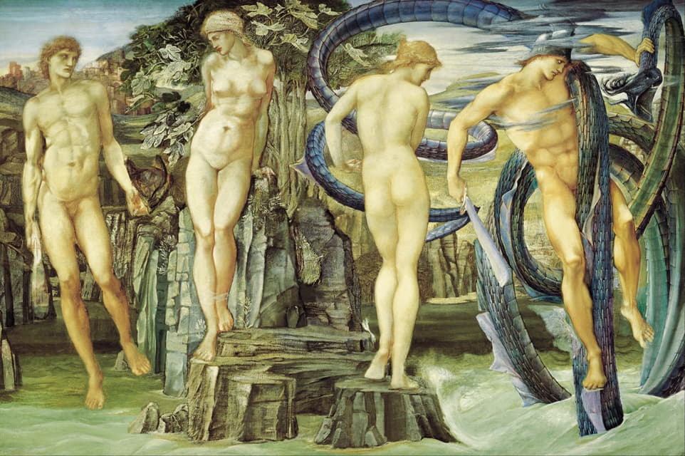 Sir Edward Coley Burne-Jones - Perseus and Andromeda