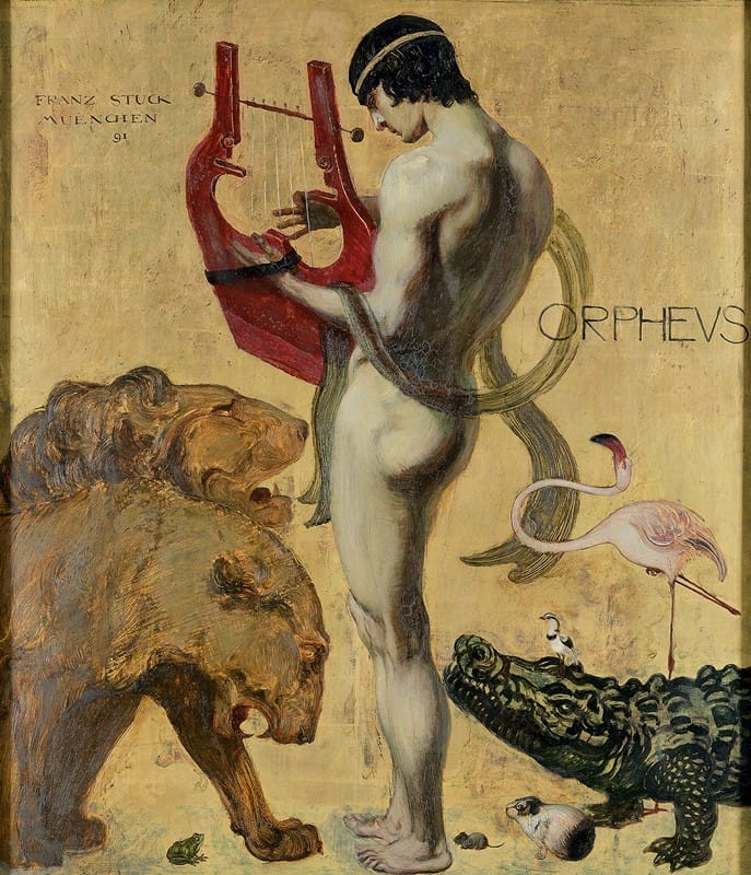 Franz von Stuck - Orpheus and the animals