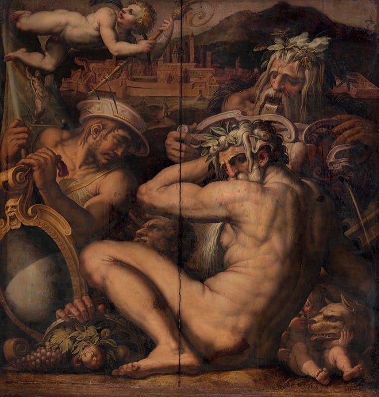 Giorgio Vasari - Allegory of Borgo San Sepolcro and Anghiari