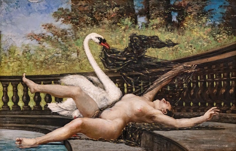 Jean-Baptiste Cariven - Leda and the Swan