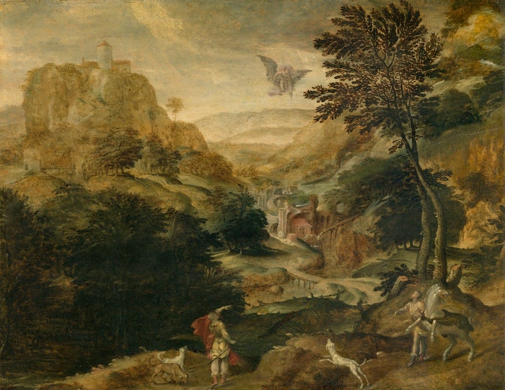 Paul Bril - The Rape of Ganymede